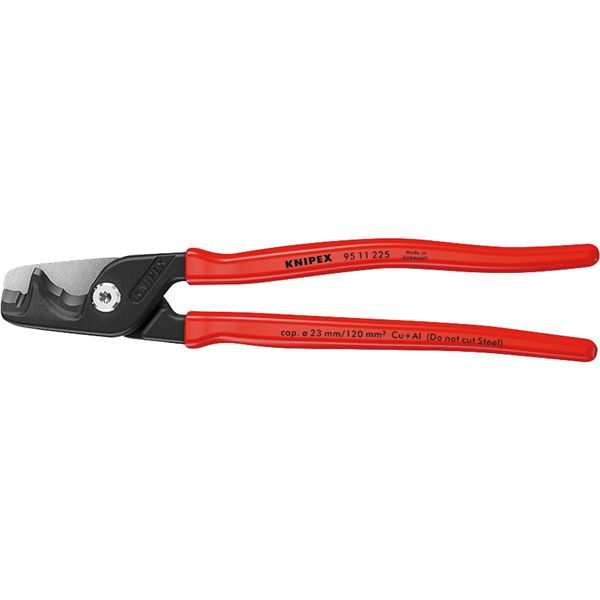 KNIPEX クニペックス ケーブルカッター ステップカットXL PVC 全長225mm 9511-225 【北海道・沖縄・離島配送不可】