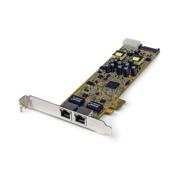 StarTech.com ギガビットイーサネット増設PCI ExpressネットワークアダプタLANカード 2ポートST2000PEXPSE 1個 【北海道・沖縄・離島配送不可】
