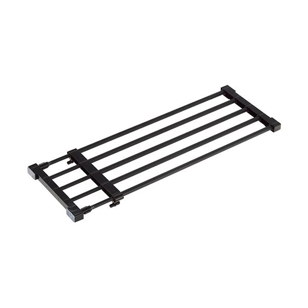 （まとめ） 平安伸銅工業 突ぱり強力伸縮棚 小サイズマットブラック KB-63B 1枚 〔×5セット〕の通販は