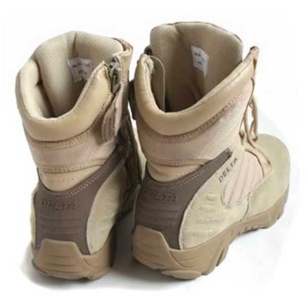 アメリカ軍 サイドジッパブーツ／靴 特殊部隊 DE LTA モデル サンド 8W