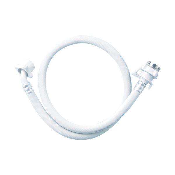 （まとめ） サンエイ 自動洗濯機給水ホースPT17-1-2M 1本 〔×5セット〕 【北海道・沖縄・離島配送不可】