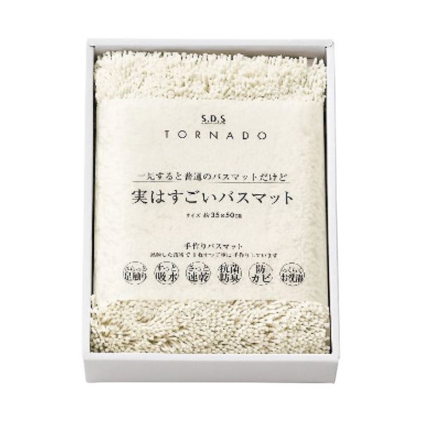 SDS 実はすごいバスマット 約35×50cm ホワイト 6117-039の通販は 4,686円