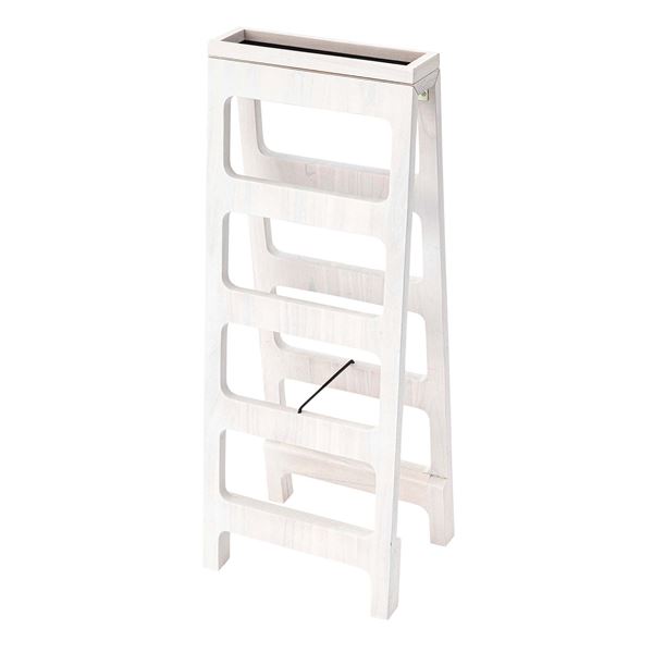 シューズラック 4段 約W32×D25×H83cm ホワイト 折りたたみ式 完成品の通販は