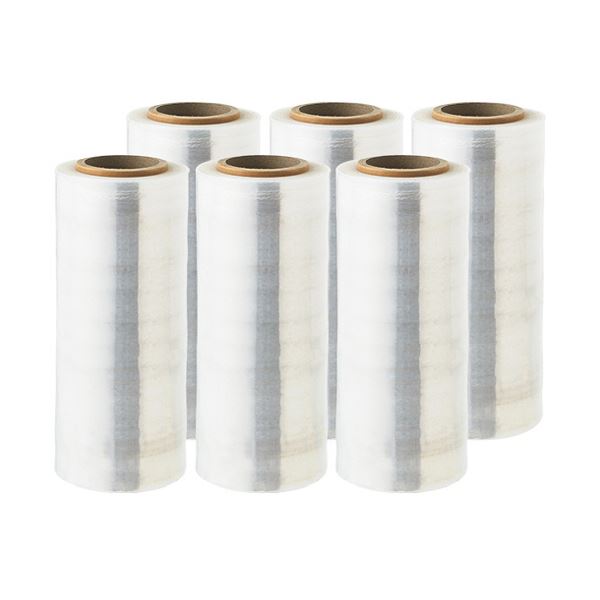 クラフトマン ストレッチフィルム 18μ500mm×300m CF-SF6 1ケース（6巻） クラフトマン ストレッチフィルム １８μ ５００ｍｍ