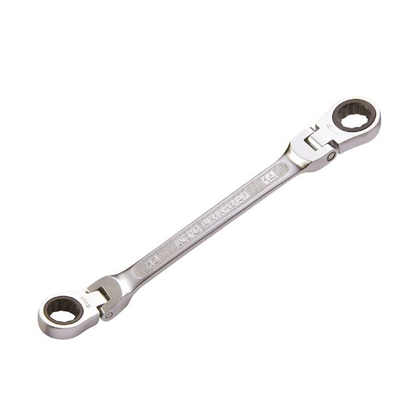 KTC 京都機械工具 ラチェットメガネレンチ 17X19mm 両頭首振りタイプ MR1A-1719F レンチ 工具 ツール DIY 作業工具 【北海道・沖縄・離島配送不可】