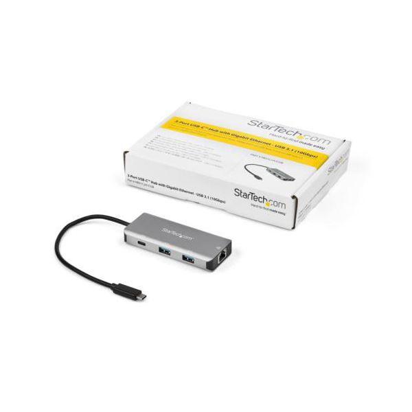 StarTech.com 3ポートUSB-Cハブ ブラック＆スペースグレー HB31C2A1CGB 1個 【北海道・沖縄・離島配送不可】_4