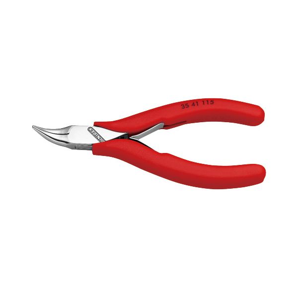 KNIPEX クニペックス エレクトロニクスプライヤー プラスチックコーティング 全長115mm 3541-115 工具 ツール DIY 作業工具 【北海道・沖縄・離島配送不可】