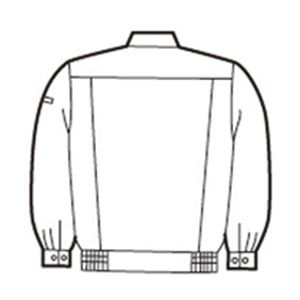 長袖ブルゾン 制電ソフトツイル グレー Lサイズ 【北海道・沖縄・離島