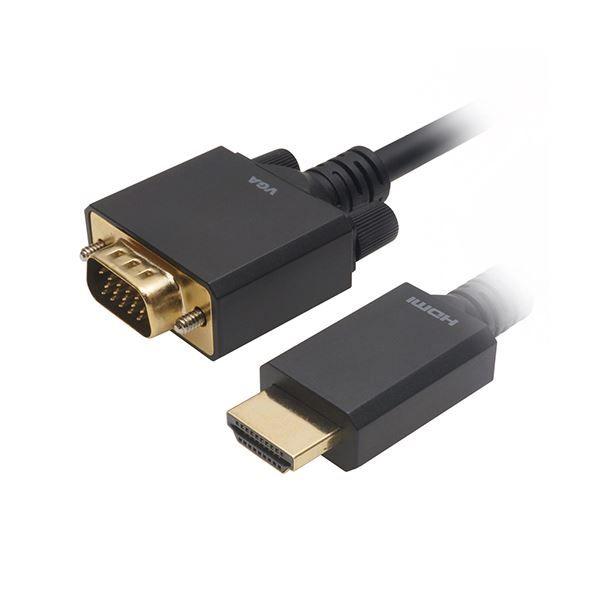 ホーリック HDMI→VGA変換ケーブル 5m HAVG50-711BBの通販は 5,844円