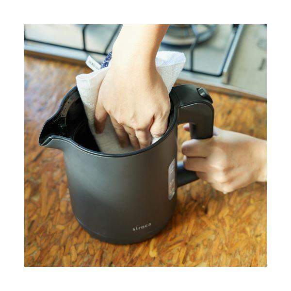 シロカ蒸気セーブ機能搭載 電気ケトル 0.8L ブラック SK-A151K 1台 【北海道・沖縄・離島配送不可】