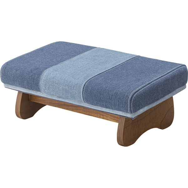 正座イス L 約W44×D30×H19cm デニムブルー 完成品の通販は 7,323円