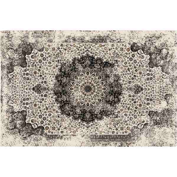 カーペット/ラグマット 約240×240cm 83/LGY(ライトグレー) 防炎 ホット