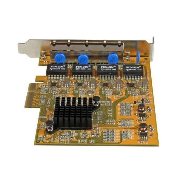 StarTech.com ギガビットイーサネット4ポート増設PCI Express対応ネットワークLANアダプタカードST1000SPEX43 1個 【北海道・沖縄・離島配送不可】_1