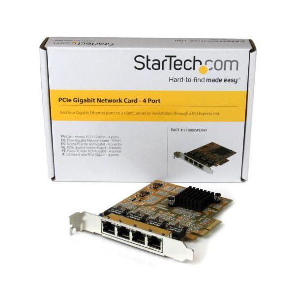 StarTech.com ギガビットイーサネット4ポート増設PCI Express対応ネットワークLANアダプタカードST1000SPEX43 1個 【北海道・沖縄・離島配送不可】_4