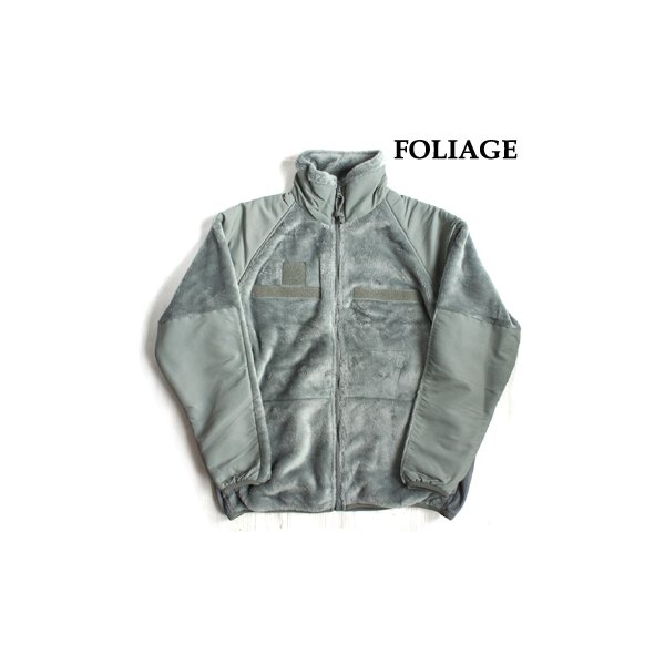 アメリカ軍 ECWC S Gen3 両面フリースジャケット 〔 Lサイズ 〕 サイドリブ仕様 JJ150YN フォリッジ 〔 レプリカ 〕 【北海道・沖縄・離島配送不可】