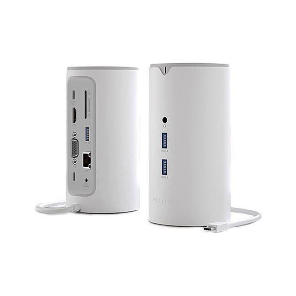 VENTION 12-in-1 USB-C タワードッキングステーション 0.25M ホワイト TP-8184 【北海道・沖縄・離島配送不可】