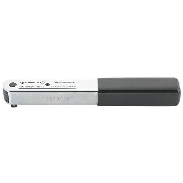 STAHLWILLE スタビレー 1/4SQ 産業用トルクレンチ 1.5-12.5N.m 全長173.5mm 755R/1 工具 ツール DIY 作業工具 【北海道・沖縄・離島配送不可】