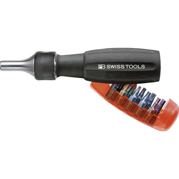 PB SWISS TOOLS ピービースイスツールズ 10本組 インサイダー1／4ビットC6シリーズ付 差替ドライバー 30mmショートブレード差替ドライバー 6510.R-30 【北海道・沖縄・離島配送不可】