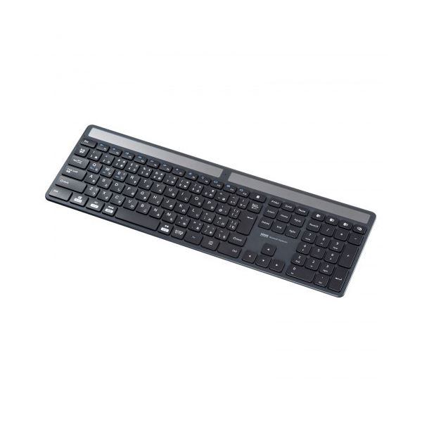 サンワサプライ ソーラー充電Bluetoothキーボード SKB-BTEC1BK 【北海道・沖縄・離島配送不可】