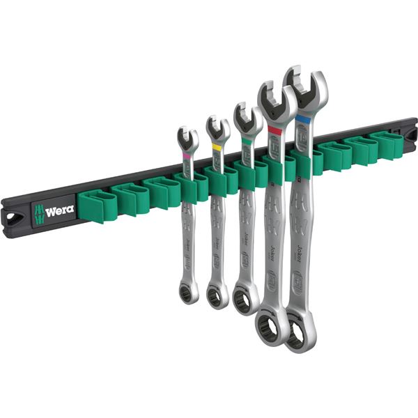 WERA ヴェラ 5本組コンビネーション ラチェットレンチ セット マグネットレール付 8X144 10X159 13X177 17X224 19X246mm 020015 【北海道・沖縄・離島配送不可】