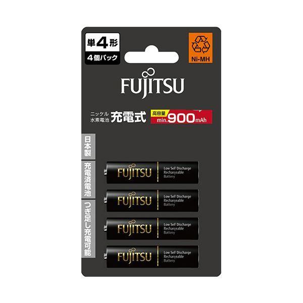 （まとめ） FDK 富士通ニッケル水素電池 高容量タイプ 単4形 HR-4UTHC（4B） 1パック（4本） 〔×3セット〕 【北海道・沖縄・離島配送不可】