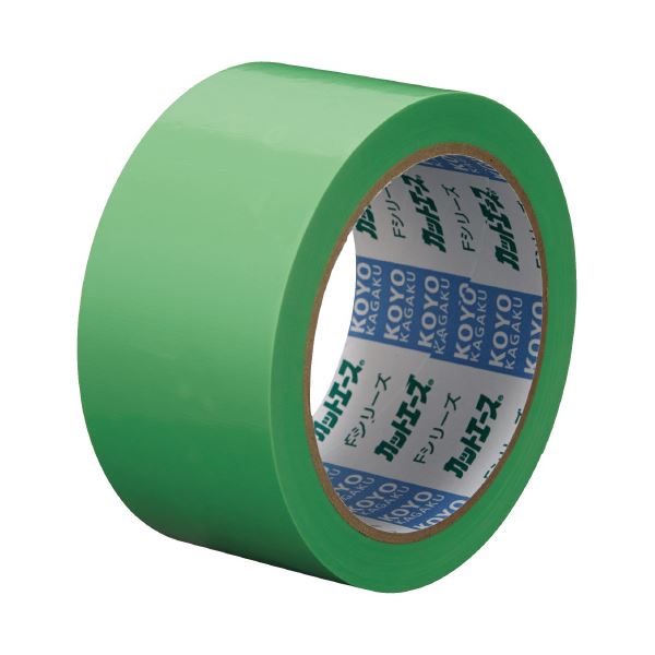 (まとめ) カットエースFG養生テープ 50mm×25m 緑 〔×10セット〕の通販は
