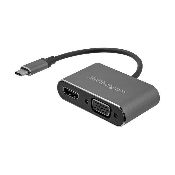 StarTech.com 2in1 USB TypeC-VGA／HDMI変換ディスプレイアダプタ 4K／30HzUSB-Cマルチアダプター CDP2HDVGA 1台の通販は 10,569円