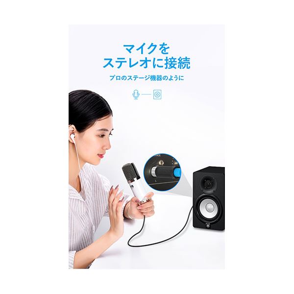〔5本セット〕 VENTION 6.5mm Male to XLR Female オーディオケーブル 1.5m ブラック BB-5718X5 【北海道・沖縄・離島配送不可】_3