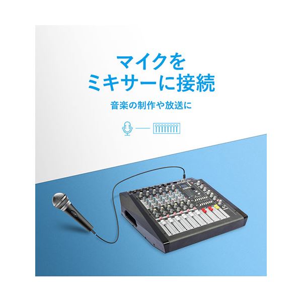 〔5本セット〕 VENTION 6.5mm Male to XLR Female オーディオケーブル 1.5m ブラック BB-5718X5 【北海道・沖縄・離島配送不可】_5