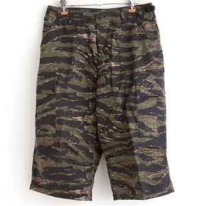 アメリカ軍 BDU クロップドカーゴパンツ ／迷彩服パンツ 〔 Lサイズ 〕 タイガー 〔 レプリカ 〕 【北海道・沖縄・離島配送不可】