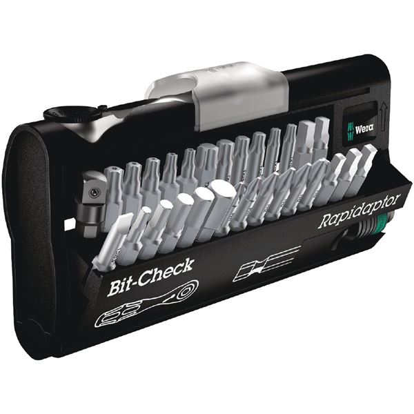 WERA ヴェラ 31点組 差込6.35mm Zyklop Mini ミニラチェット・ビットセット ケース付 346293 工具 作業工具 道具 ツール DIY 【北海道・沖縄・離島配送不可】
