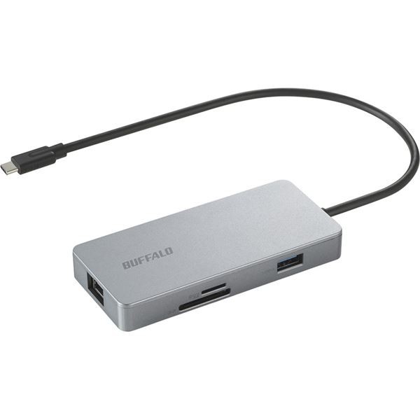 バッファロー(サプライ) USB Type-C接続 ドッキングステーション PD対応 CR付 シルバー LUD-U3-CGCSVの通販は 12,074円