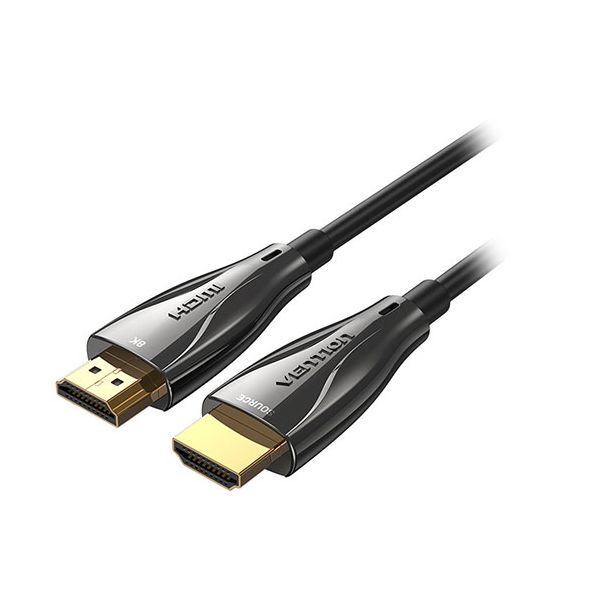 VENTION 業務用 オプティカルHDMI Male to Male HDケーブル 8K対応 50m 亜鉛合金タイプ HDCP対応 ブラック AL-1628 【北海道・沖縄・離島配送不可】