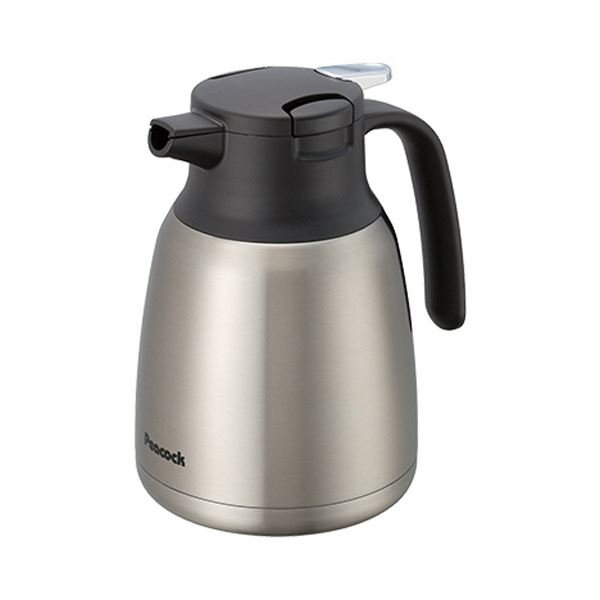 （まとめ） ピーコック ステンレス製 ハンディポット1.0L ステンレス AHR-100-XA 1台 〔×3セット〕 【北海道・沖縄・離島配送不可】