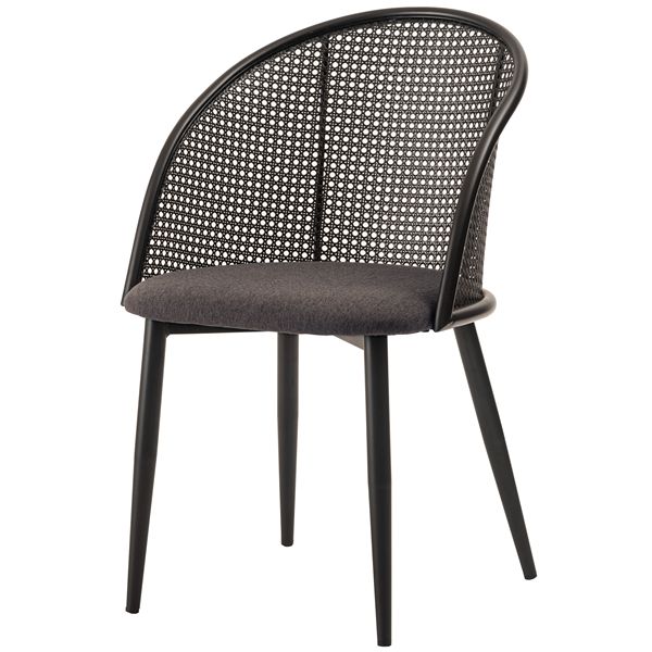チェア 約W51×D54×H80×SH46cm ダークグレー 組立式 【北海道・沖縄・離島配送不可】
