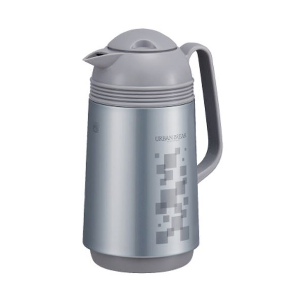 （まとめ） ピーコック ガラス製 ハンディポット1.0L アーバン GHD-100-ZA 1台 〔×3セット〕 【北海道・沖縄・離島配送不可】