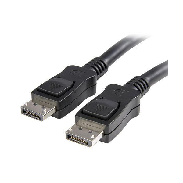 StarTech.com ラッチ付きDisplayPortケーブル ブラック 7m オス／オス DISPL7M 1本の通販は 12,950円