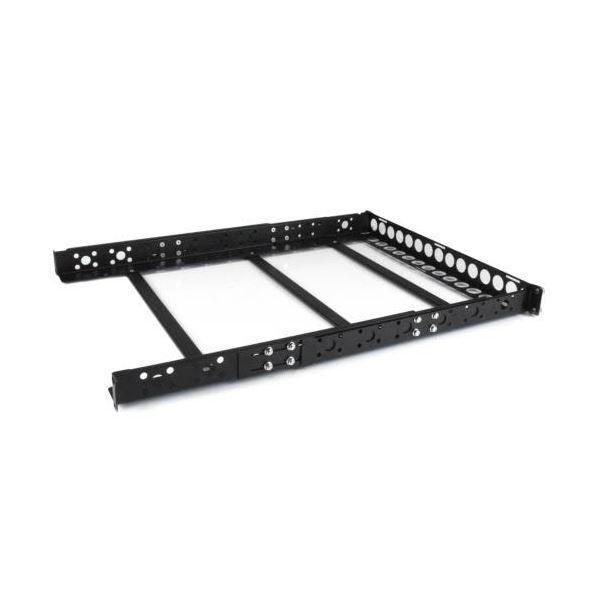 StarTech.com サーバーラック／キャビネット対応スライドレール 19型対応 ブラック UNIRAILS1U 1台 【北海道・沖縄・離島配送不可】