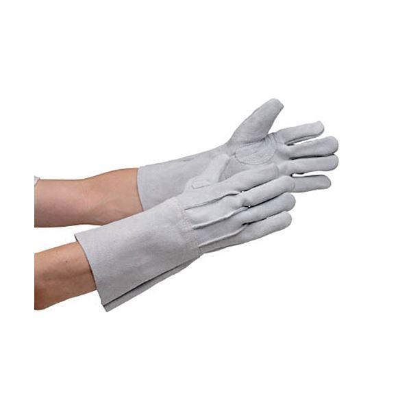 （まとめ） ミドリ安全 溶接用牛床革手袋 MT-106D-5P 1双 〔×3セット〕 【北海道・沖縄・離島配送不可】