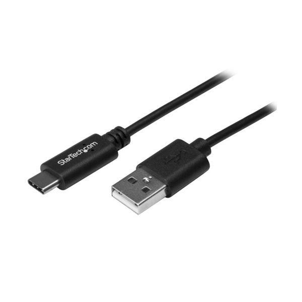 （まとめ） StarTech.com USB2.0ケーブル タイプA オス（4ピン）-Type-C オス（24ピン） ブラック 1mUSB2AC1M 1本 〔×3セット〕 【北海道・沖縄・離島配送不可】