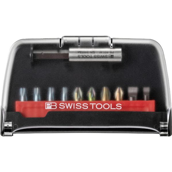 PB SWISS TOOLS ピービースイスツールズ 10本組 遊撃手印字機 １番ウッドビット 入れもの付 C6.702BC 【北海道・沖縄・離島送りとどける不可】