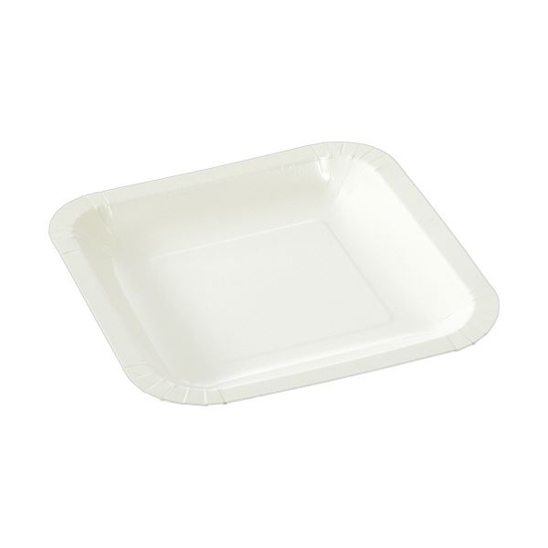 （まとめ）ストリックスデザイン スクエアプレート18cm SD-708 1パック(50枚)〔×10セット〕 【北海道・沖縄・離島配送不可】