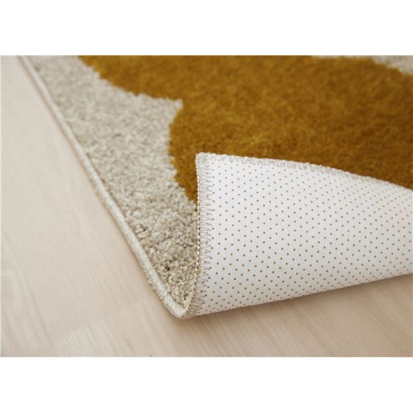 スミノエ デザインライフ オダンゴマット/キッチンマット 約幅45×長さ180cm ブルー 【北海道・沖縄・離島配送不可】_3