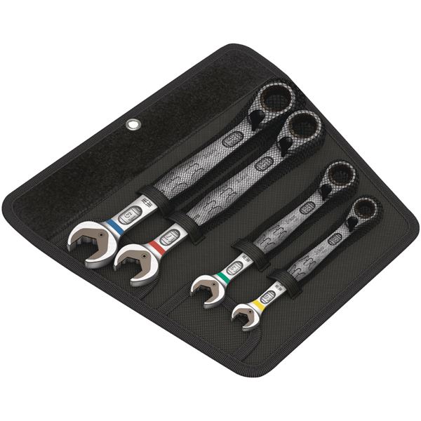 WERA ヴェラ 4点組 コンビネーション ラチェットレンチ セット JOKER 角度付 ラチェットヘッド 10 13 17 19mm 020090 【北海道・沖縄・離島配送不可】