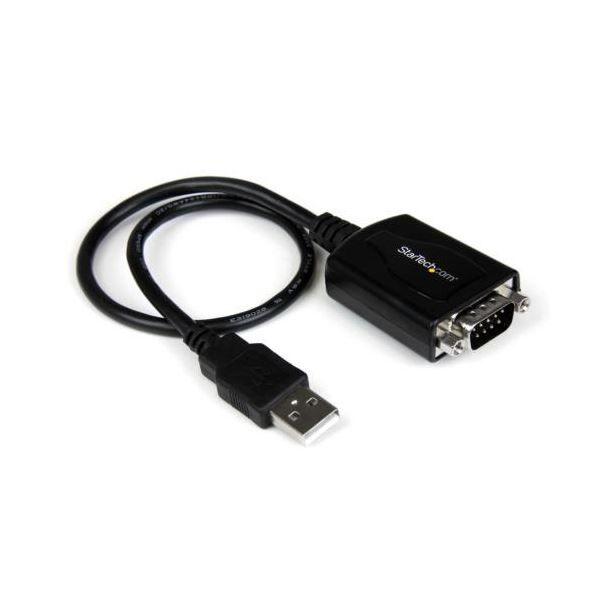 StarTech.com USB-RS232Cシリアル変換ケーブル 30cm ブラック ICUSB232PRO 1本 【北海道・沖縄・離島配送不可】