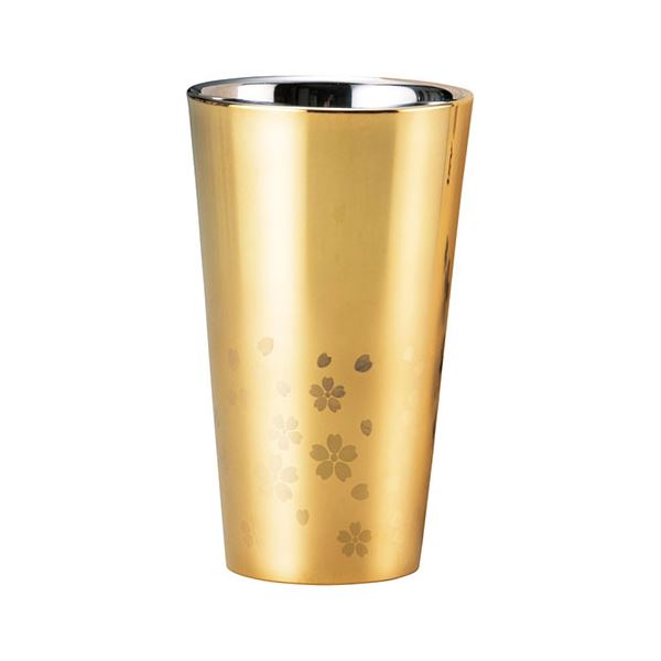 さくら街道 ステンレス二重タンブラー（外面金メッキ） 22303008の通販は 15,266円