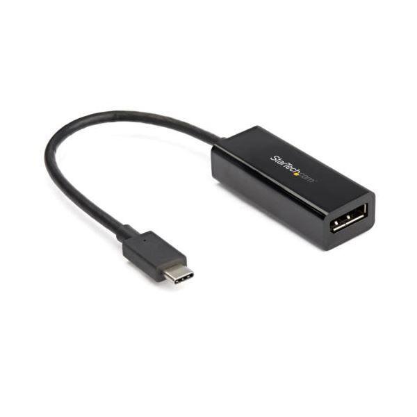 StarTech.com USB TypeC-DisplayPort変換アダプタ ブラック CDP2DP14B 1個 【北海道・沖縄・離島配送不可】