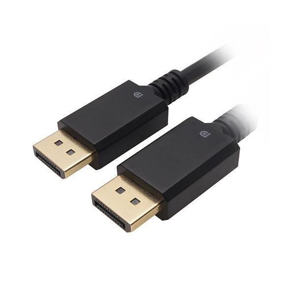 〔5セット〕 ホーリック DisplayPortケーブル 2m DP20-698BBX5 【北海道・沖縄・離島配送不可】