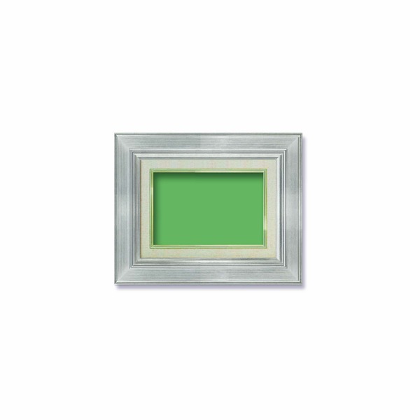 〔油額〕キャンバス額・UVカットアクリル仕様・銀の油絵額 ■油絵額 F0号（180×140mm）「シルバー」の通販は 7,981円