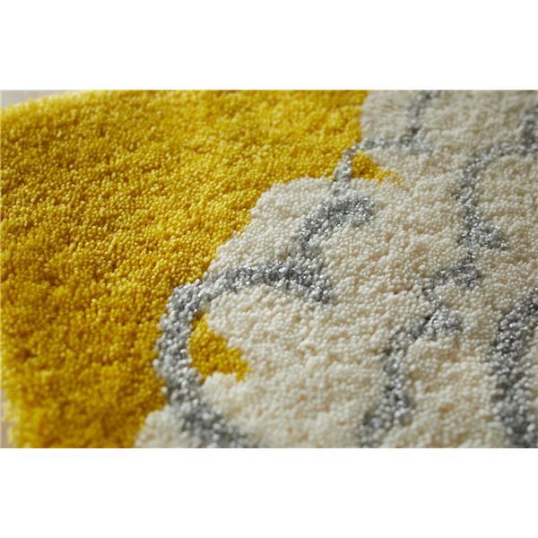 スミノエ デザインライフ イハナマット/玄関マット 約幅45×長さ75cm イエロー 【北海道・沖縄・離島配送不可】_3